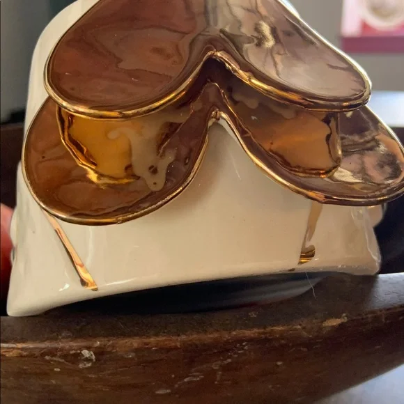 Anthropologie Rare Fauna Fete Swan Mug with Gold Details - Picture 2 of 10